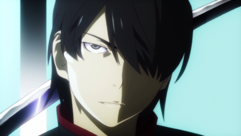 Koyomi looks pretty badass with his big sword. Shame his plan with it turns out to be useless.